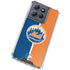 MLB New York Mets Split Moto G Play 5G (2025) Clear Case